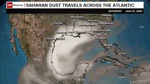 Saharan dust plume