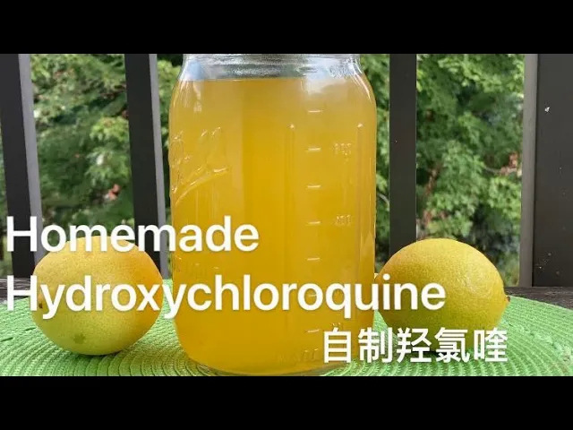 Home Recipe For Hydroxychloroquine HCQ cool down the liquid with LID on mp4 image